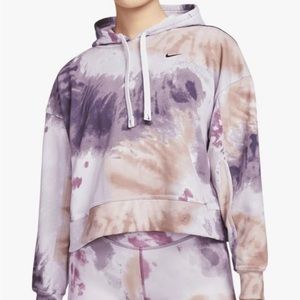 NWT 🏷️ Nike Women's Get Fit Terry Tie-Dye Hoodie SIZE XS